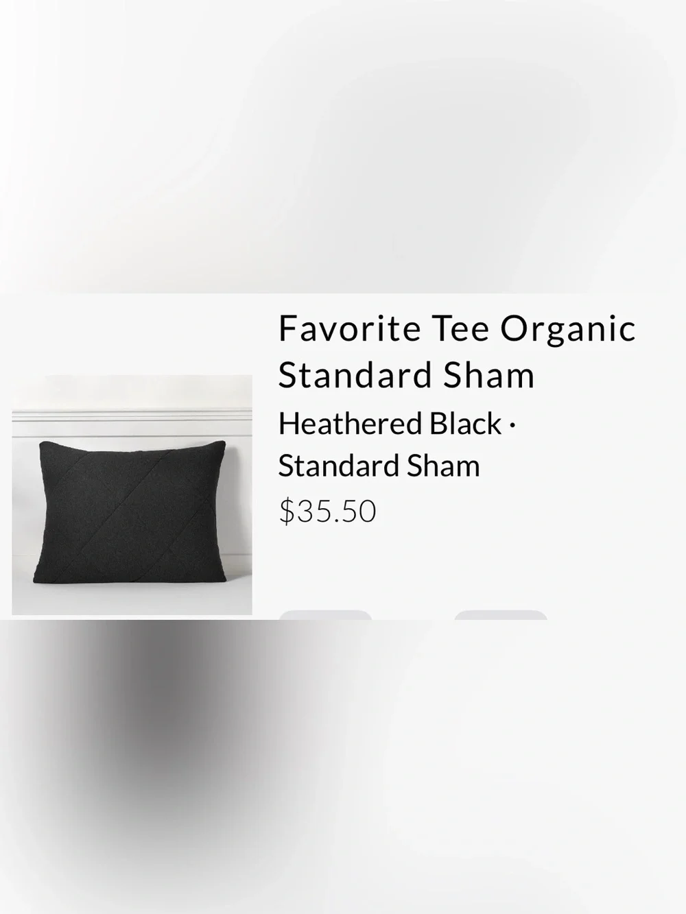 Pottery Barn Teen - Twin/TwinXL “Favorite Tee” Comforter & Sham Heathered Black